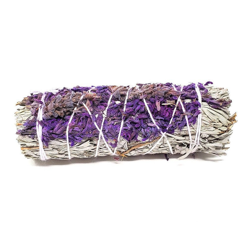 White Sage and English Lavender smudge sticks are perfect for just that! Made with natural, organic lavender flowers, they&