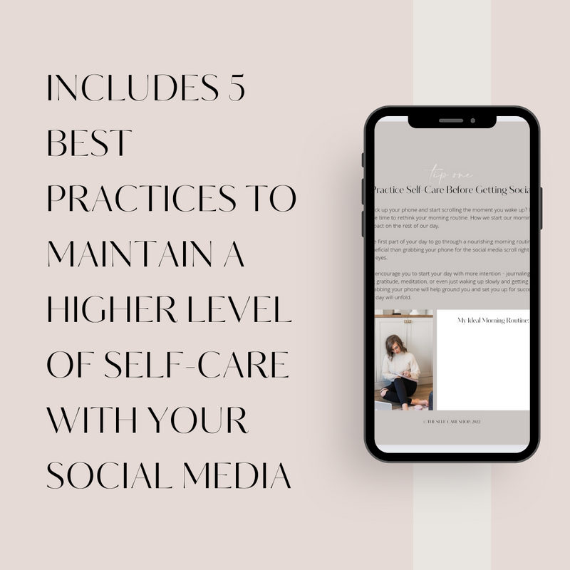 Self-Care & Social Media Guide - The Self-Care Shop