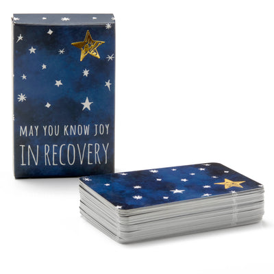 May You Know Joy IN RECOVERY Affirmation Card Deck. Meditation, journal prompts, self-discovery journey, healing, stationary canada, affirmation decks canada. healing after loss, how to heal after loss, sobriety, healing in sobriety