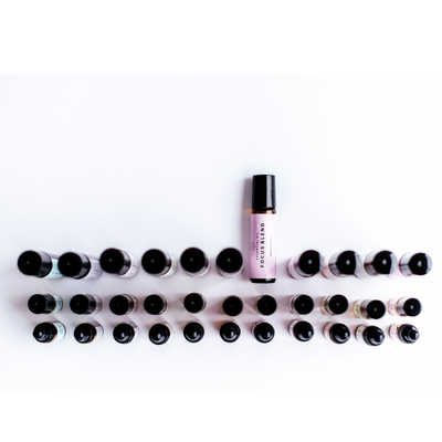 Sacred Therapeutic Roll On's + Blends - The Self-Care Shop. Aromatherapy Roll on Pefume, Rollerball Perfume, Roll on perfume, roll on fragrance, essential oils, all natural fragrances, Edmonton, Alberta, Shipping to Canada & USA, Perfume made in small batches in Canada