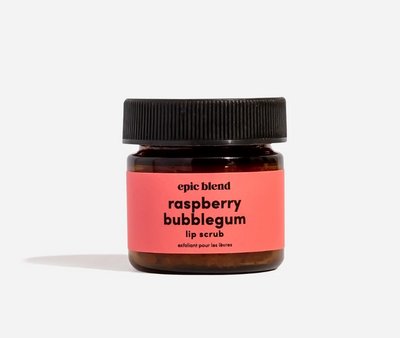 Epic Blend Raspberry Bubblegum Lip Scrub, organic, vegan, Canada, Edmonton, USA, ALberta, Bath & Body Products, Lip Exfoliant, Shipping to Canada & USA