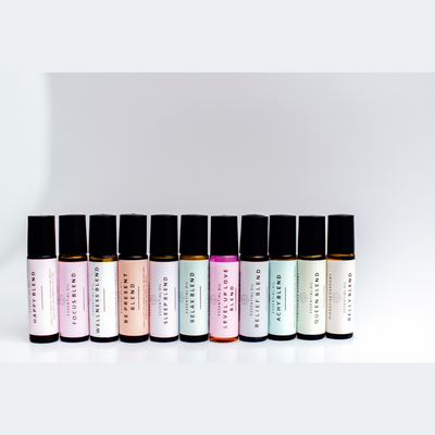 Sacred Therapeutic Roll On's + Blends - The Self-Care Shop. Aromatherapy Roll on Pefume, Rollerball Perfume, Roll on perfume, roll on fragrance, essential oils, all natural fragrances, Edmonton, Alberta, Shipping to Canada & USA, Perfume made in small batches in Canada